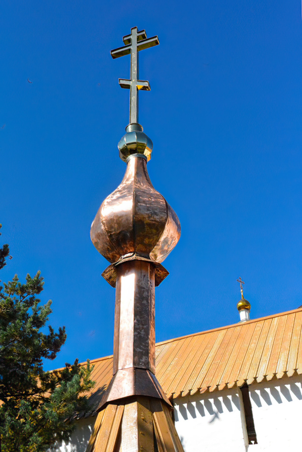 Освящение креста для Георгиевской башни Боровского монастыря | 4 фото из 5
